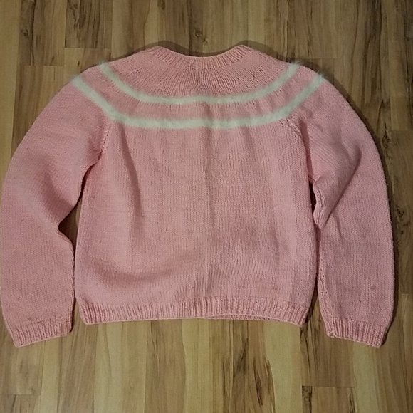 Vintage 50s Handmade Knit Sweater - Picture 4 of 10